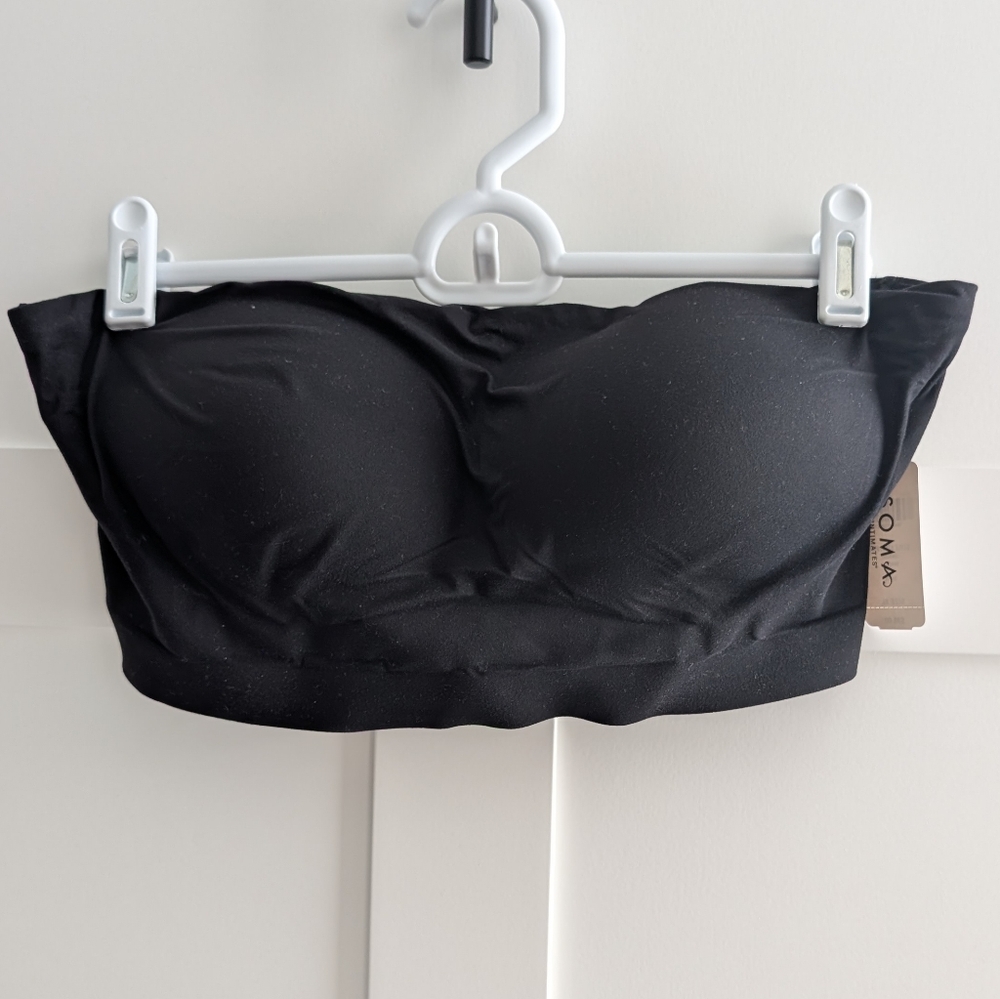 SOMA Enbliss Black Bandeau Bra (NWT)